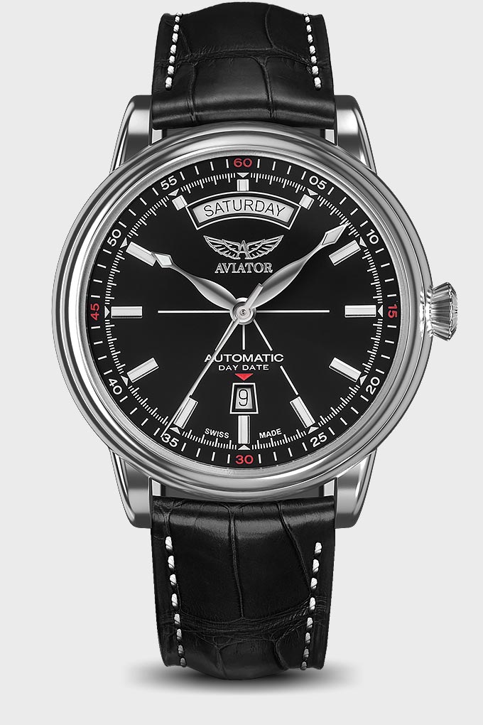 Douglas Day-Date V.3.20.0.142.4 Pilot`s Watch by AVIATOR Watch Brand